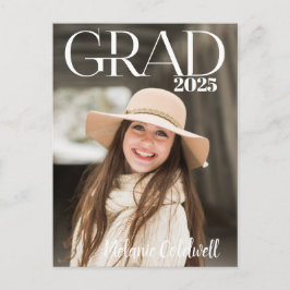 雑誌卒業インスパイア会招待状 ポストカード