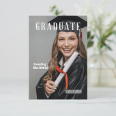 雑誌卒業発表パーティの招待状 招待状 (スタンド正面)