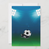 雑誌有名人サッカー誕生日パーティー写真 招待状 (裏面)