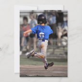 雑誌有名人野球誕生日会写真 招待状 (裏面)