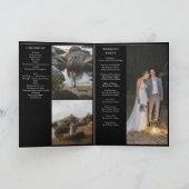 雑誌社結婚会誌のPhotos's Order of Service プログラム (内部)