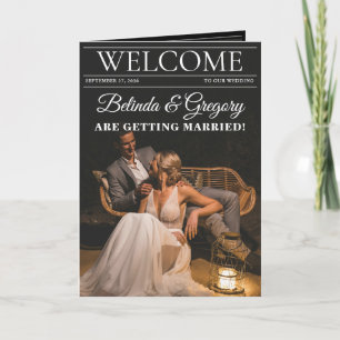 雑誌社結婚会誌のPhotos's Order of Service プログラム