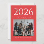 雑誌編集スタイル写真年賀状 シーズンカード (正面)