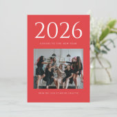 雑誌編集スタイル写真年賀状 シーズンカード (スタンド正面)