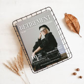 雑誌編集新聞リタイア写真 招待状