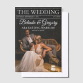 雑誌編集新聞写真結婚ズPart1 ベラム紙招待状 (オフセット)