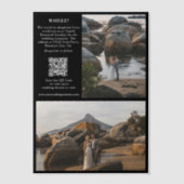 雑誌編集新聞写真結婚ズPart2 ベラム紙招待状 (正面)