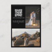 雑誌編集新聞結婚の写真 エンクロージャーカード (裏面)