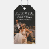 雑誌編集新聞結婚の写真 ギフトタグ (正面)