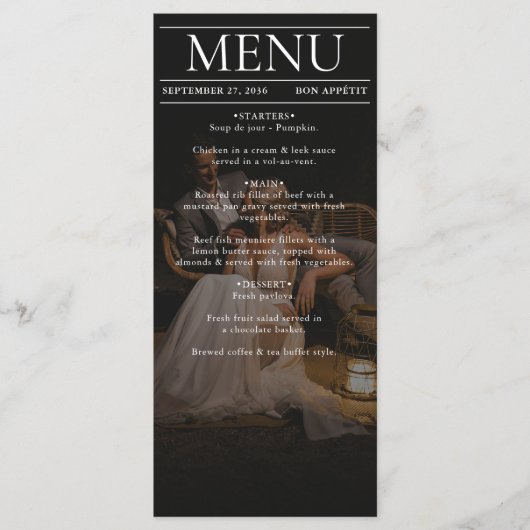 雑誌編集新聞結婚の写真 メニュー (正面)