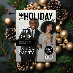 雑誌表紙フォトクリスマスパーティー保存日 シーズンポストカード