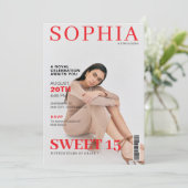 雑誌表紙ユニーク写真キンセアニェラ 招待状 (スタンド正面)