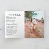 雑誌表紙結婚のQRコード 招待状 (内部)