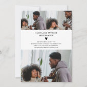 雑誌表紙4枚婚約発表 案内状 (裏面)