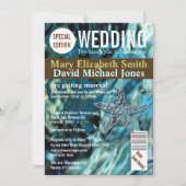 雑誌表紙 | blueビーチ結婚式ヒトデ 招待状 (正面)