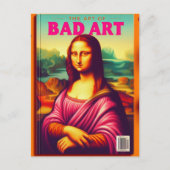 雑誌記事で悪魔術を扱うふりをする ポストカード (正面)