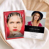 雑誌風新聞 卒業おめでとう 招待状