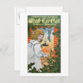 「雑誌、クリスマス数」を食べるべきこと(色l シーズンポストカード (正面/裏面)