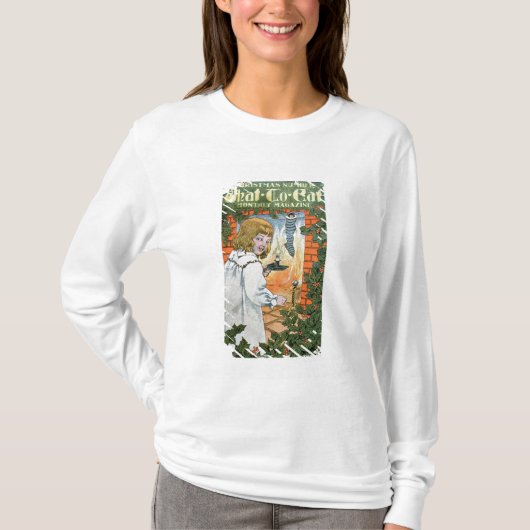 「雑誌、クリスマス数」を食べるべきこと(色l tシャツ (正面)