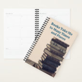 雑誌「書籍は私を何度も場所に連れて行く」 プランナー手帳 (ディスプレー)