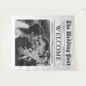 雑誌 編集 新聞 結婚 写真 タペストリー (正面(横))