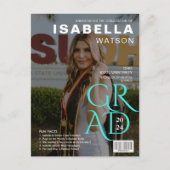 雑誌・表紙の写真卒業発表 ポストカード (正面)