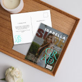 雑誌・表紙の写真卒業発表 ポストカード