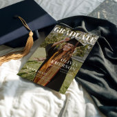 雑誌・表紙の写真卒業発表 招待状