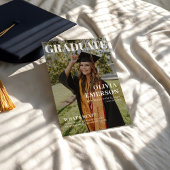 雑誌・表紙の写真卒業発表 招待状