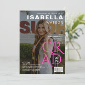 雑誌・表紙の写真卒業発表 招待状 (スタンド正面)