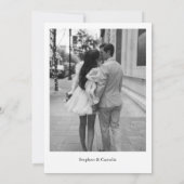 雑誌Editorial Newsletter結婚式の日付を保存 招待状 (裏面)