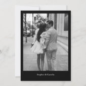 雑誌Editorial Newsletter結婚式の日付を保存 招待状 (裏面)