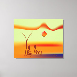 雑談する キャンバスプリント