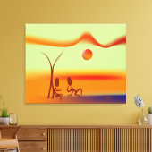 雑談する キャンバスプリント (インサイチュ (リビング))