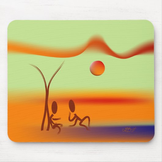 雑談する マウスパッド (正面)