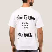 雑談の技術の英雄 Tシャツ (裏面)