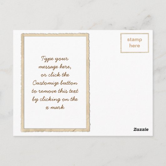 雑談の秋の木の親友の紅葉 ポストカード (裏面)