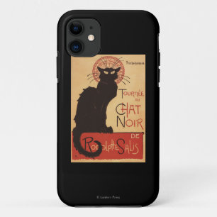 雑談のNoirキャバレーの一団の黒猫の広告宣伝ポスター iPhone 11 ケース