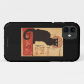 雑談のNoirキャバレーの一団の黒猫の広告宣伝ポスター Case-Mate iPhoneケース (裏面(横))