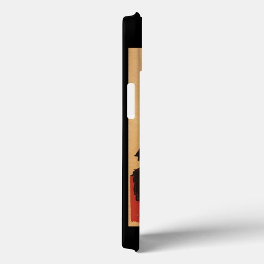 雑談のNoirキャバレーの一団の黒猫の広告宣伝ポスター Case-Mate iPhoneケース (裏面 / 右)