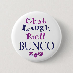 雑談、笑い、ロール- bunco 缶バッジ