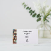 雑貨店のカウンターの後ろ 名刺 (スタンド正面)