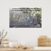 雑賀12詩篇27:1ポスタ感動的ー ポスター (キッチン)