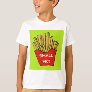 雑魚のフライドポテトの子供のTシャツ Tシャツ