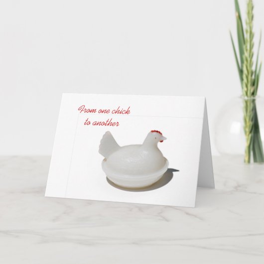 雛から雛へ カード (正面)