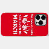 雛がクール三月生まれの生誕生日に来た Case-Mate iPhoneケース (裏面 (横))