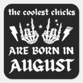 雛がクール生ま生まれ威厳があるれた スクエアシール (正面)