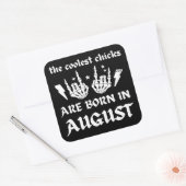 雛がクール生ま生まれ威厳があるれた スクエアシール (封筒)