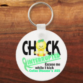 雛が断続する2腹腔疾患 キーホルダー (正面)