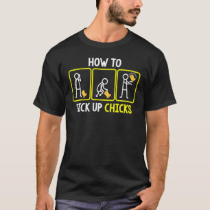 雛を拾う方法4 Tシャツ
